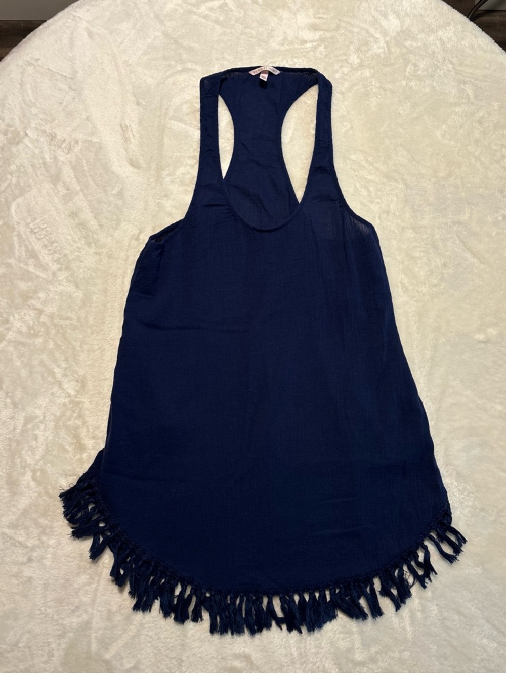 Victoria’s Secret Blue Tassel Swim Coverup